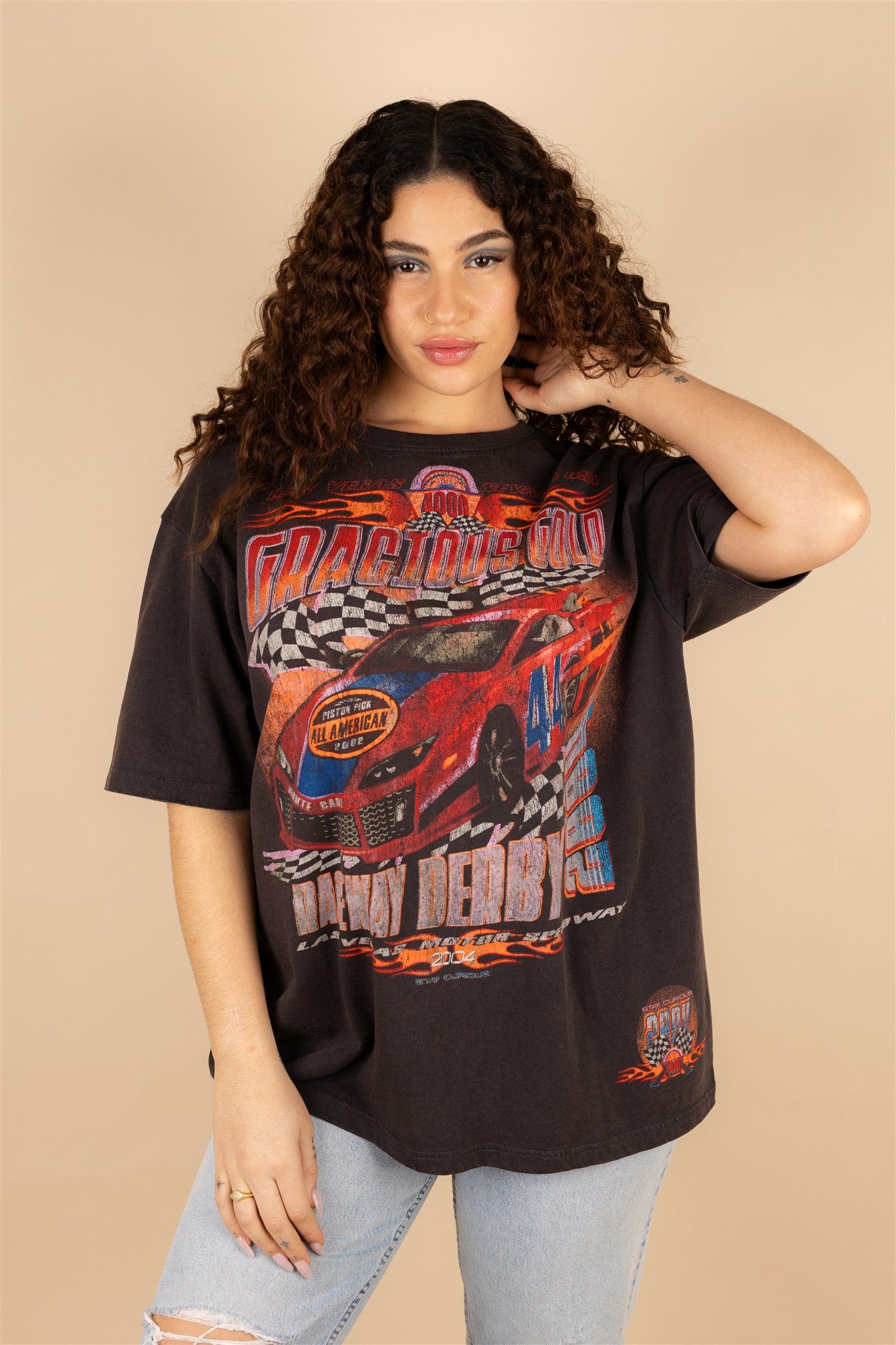 Car Chaos Oversize washed T-Shirt