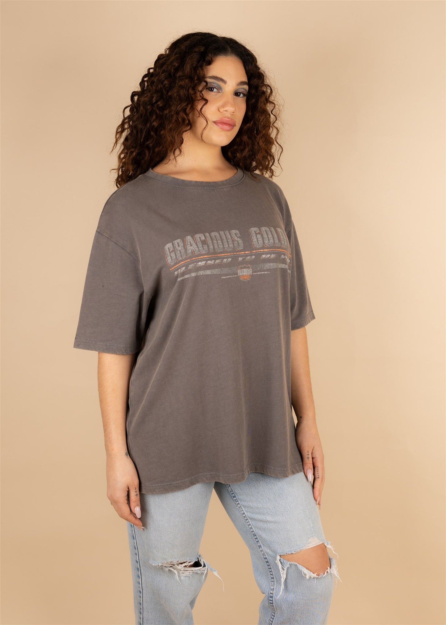 Golden Desert Oversize T-Shirt